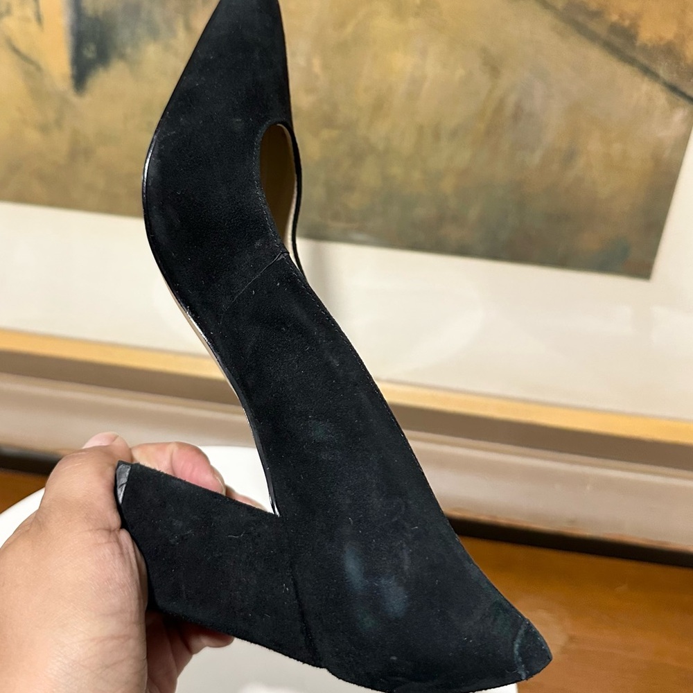 🌸MARC FISHER 🌸 Lewisa Pointed Toe Pump In Black Size: 6.5 - Picture 10 of 13